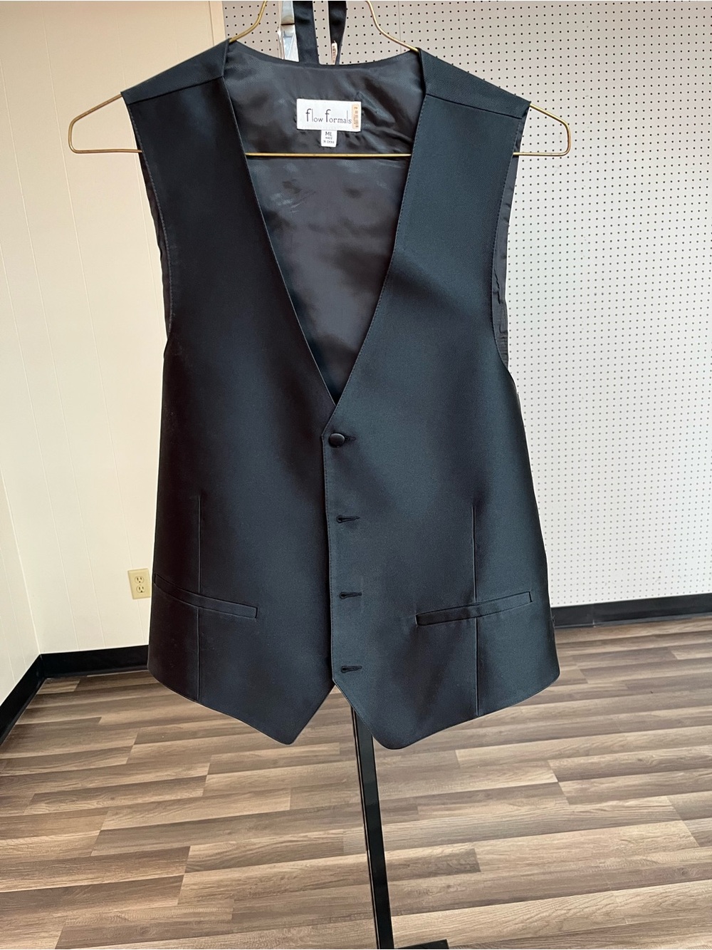 Men's Black Dress Vest